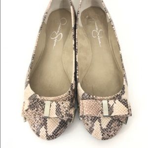 Jessica Simpson Snake print Marieta Ballet Flat